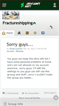Mobile Screenshot of fractureshipping.deviantart.com
