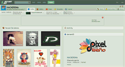 Desktop Screenshot of hackerdna.deviantart.com