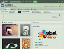 Tablet Screenshot of hackerdna.deviantart.com