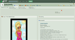 Desktop Screenshot of ninatwinsanity.deviantart.com