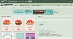 Desktop Screenshot of cococonundrum.deviantart.com