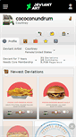 Mobile Screenshot of cococonundrum.deviantart.com