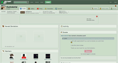 Desktop Screenshot of illustratorial.deviantart.com