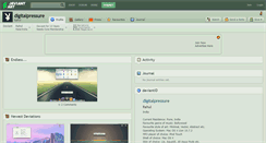 Desktop Screenshot of digitalpressure.deviantart.com