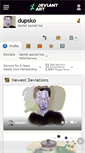 Mobile Screenshot of dupsko.deviantart.com