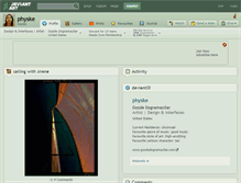 Tablet Screenshot of physke.deviantart.com