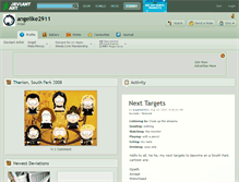 Tablet Screenshot of angelike2911.deviantart.com