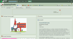 Desktop Screenshot of gnomeworkspuzzles.deviantart.com