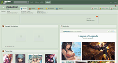 Desktop Screenshot of madpostman.deviantart.com