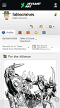 Mobile Screenshot of fabiocralves.deviantart.com