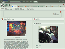 Tablet Screenshot of mec518.deviantart.com