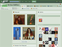 Tablet Screenshot of devious-oddities.deviantart.com