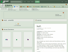 Tablet Screenshot of d-zid-816.deviantart.com