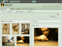 Tablet Screenshot of narkos-otak.deviantart.com