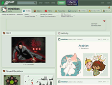Tablet Screenshot of miralkhan.deviantart.com
