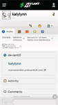 Mobile Screenshot of kalylynn.deviantart.com