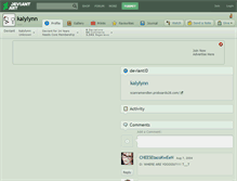 Tablet Screenshot of kalylynn.deviantart.com