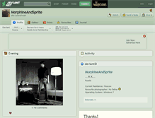Tablet Screenshot of morphineandsprite.deviantart.com
