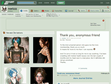 Tablet Screenshot of noelzzz.deviantart.com