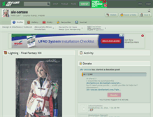 Tablet Screenshot of ale-sensee.deviantart.com