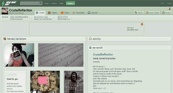 Desktop Screenshot of crystalreflection.deviantart.com