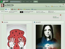 Tablet Screenshot of le-petit-fritz.deviantart.com