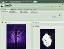 Tablet Screenshot of jagularxing.deviantart.com