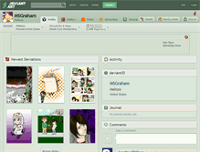 Tablet Screenshot of msgraham.deviantart.com