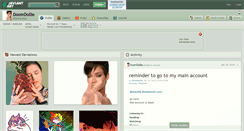 Desktop Screenshot of doomdollie.deviantart.com