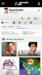 Mobile Screenshot of doomdollie.deviantart.com