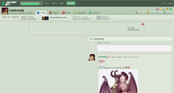 Desktop Screenshot of maskurade.deviantart.com