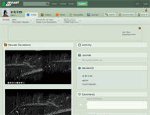 Tablet Screenshot of e-k-i-m.deviantart.com
