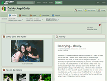 Tablet Screenshot of darkarcangel-emily.deviantart.com