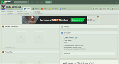 Desktop Screenshot of chibi-sonic-club.deviantart.com
