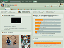 Tablet Screenshot of liyuconberma.deviantart.com