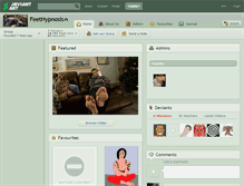 Tablet Screenshot of feethypnosis.deviantart.com