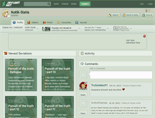 Tablet Screenshot of kotik-stells.deviantart.com