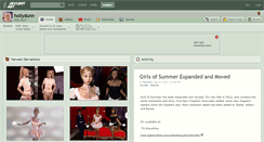 Desktop Screenshot of hollydunn.deviantart.com