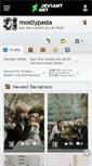 Mobile Screenshot of mostlypasta.deviantart.com