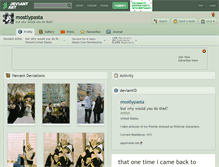Tablet Screenshot of mostlypasta.deviantart.com
