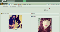 Desktop Screenshot of melanieex.deviantart.com