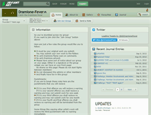 Tablet Screenshot of dramione-fever.deviantart.com