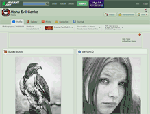 Tablet Screenshot of mishu-evil-genius.deviantart.com