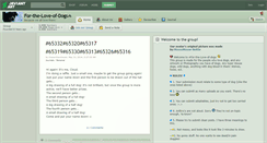 Desktop Screenshot of for-the-love-of-dogs.deviantart.com