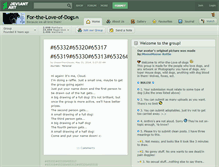 Tablet Screenshot of for-the-love-of-dogs.deviantart.com