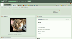 Desktop Screenshot of icecoldangel.deviantart.com
