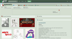 Desktop Screenshot of narutorules94.deviantart.com