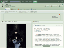 Tablet Screenshot of neffinesse.deviantart.com