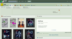 Desktop Screenshot of can.deviantart.com
