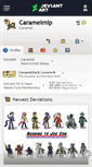 Mobile Screenshot of caramelmlp.deviantart.com